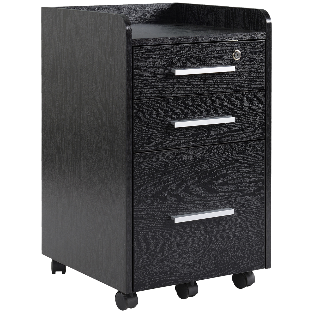 Compact Office Storage Cart with Wheels