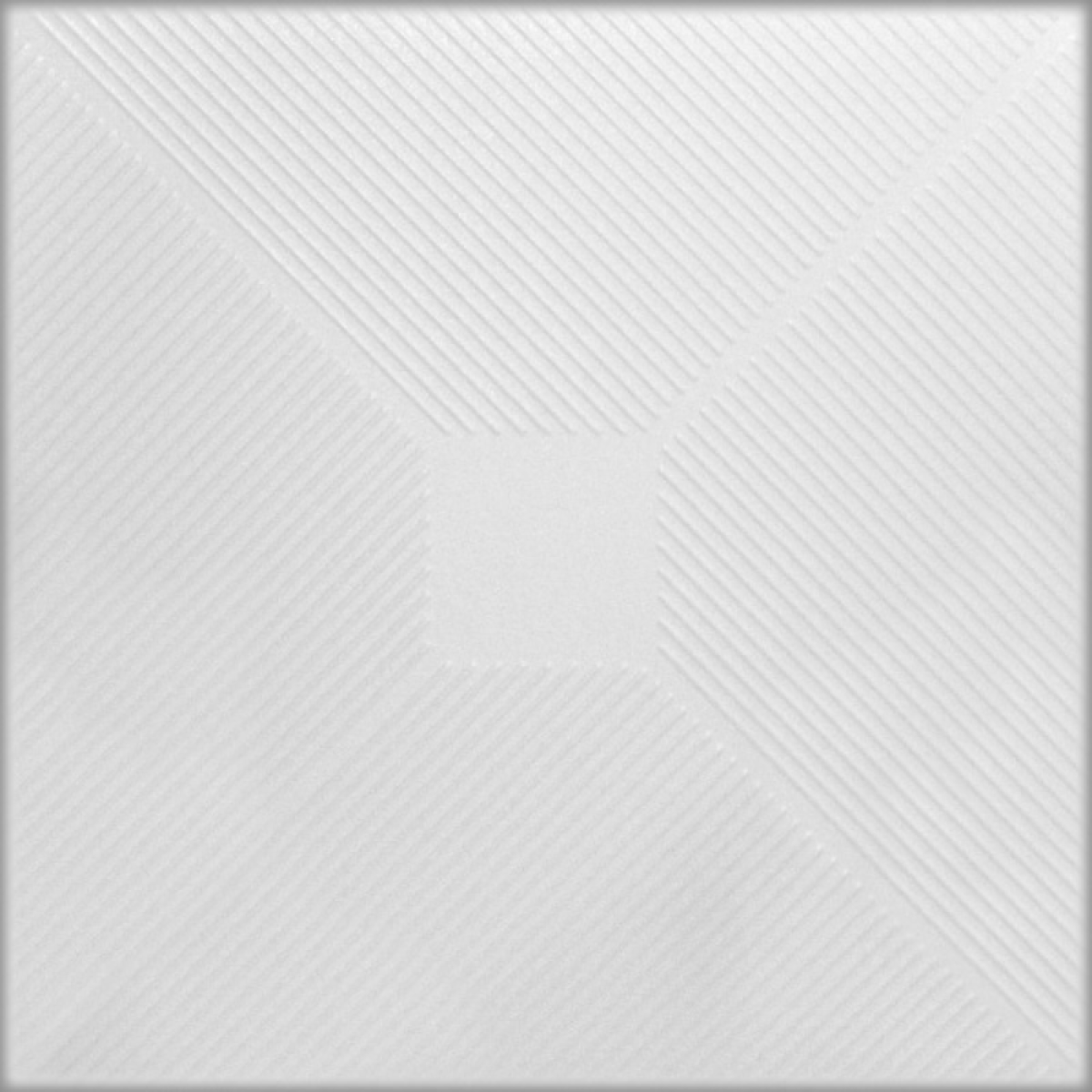 White Decorative Ceiling & Wall Panels (2m²) – 8 Tiles, Easy Install, 4mm