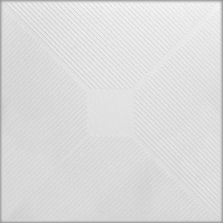 White Decorative Ceiling & Wall Panels (2m²) – 8 Tiles, Easy Install, 4mm
