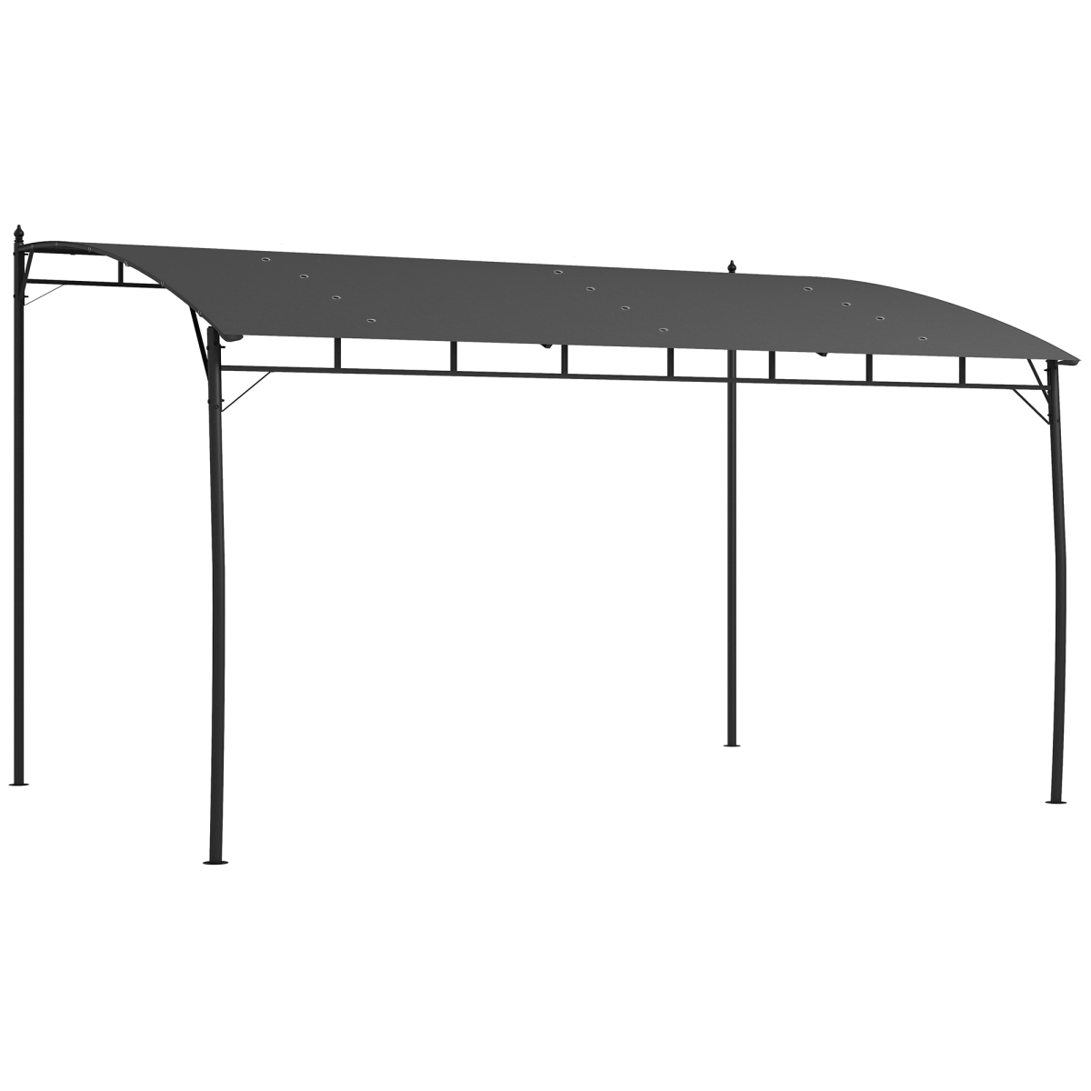 Outsunny 3 x 4m Metal Pergola Outdoor Gazebo