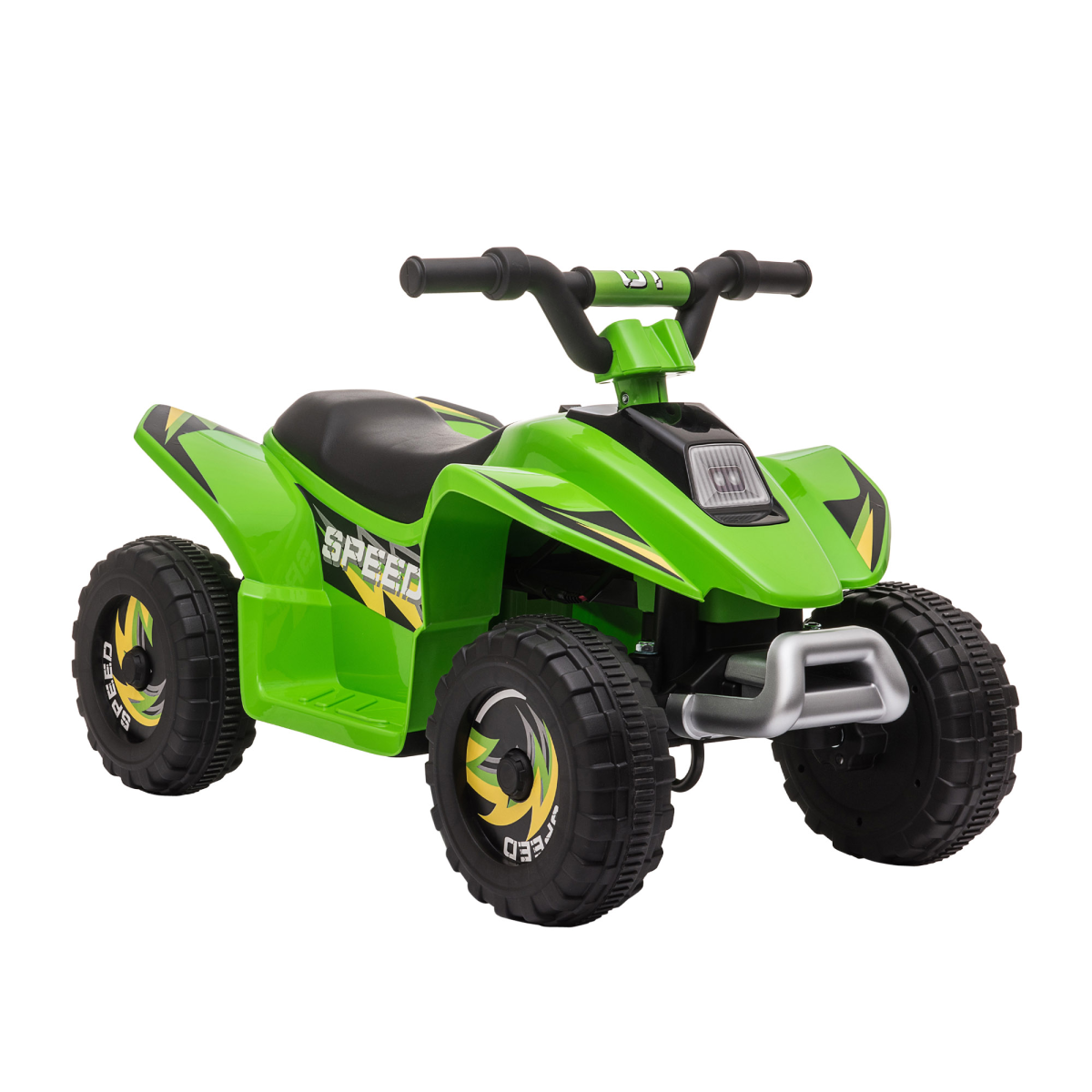 6V Kids Electric Ride On Car with Big Wheels for Toddlers, Green