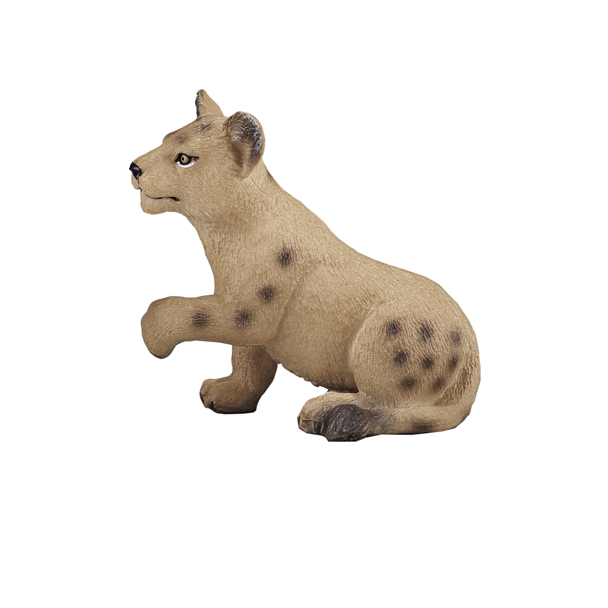 Lion Cub Playing Toy Realistic Big Cat Figure
