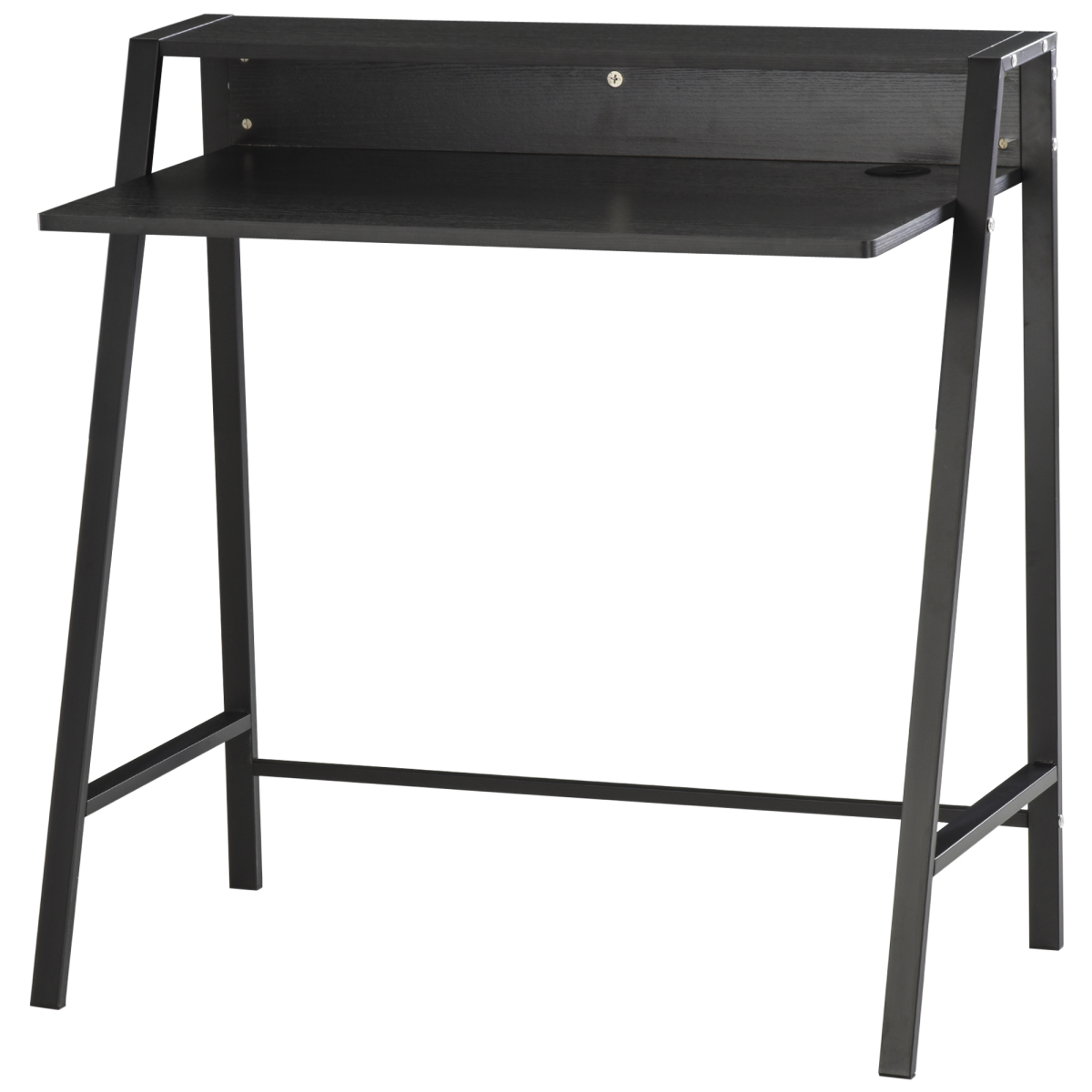 Computer Desk with Upper Storage Shelf, 85cm