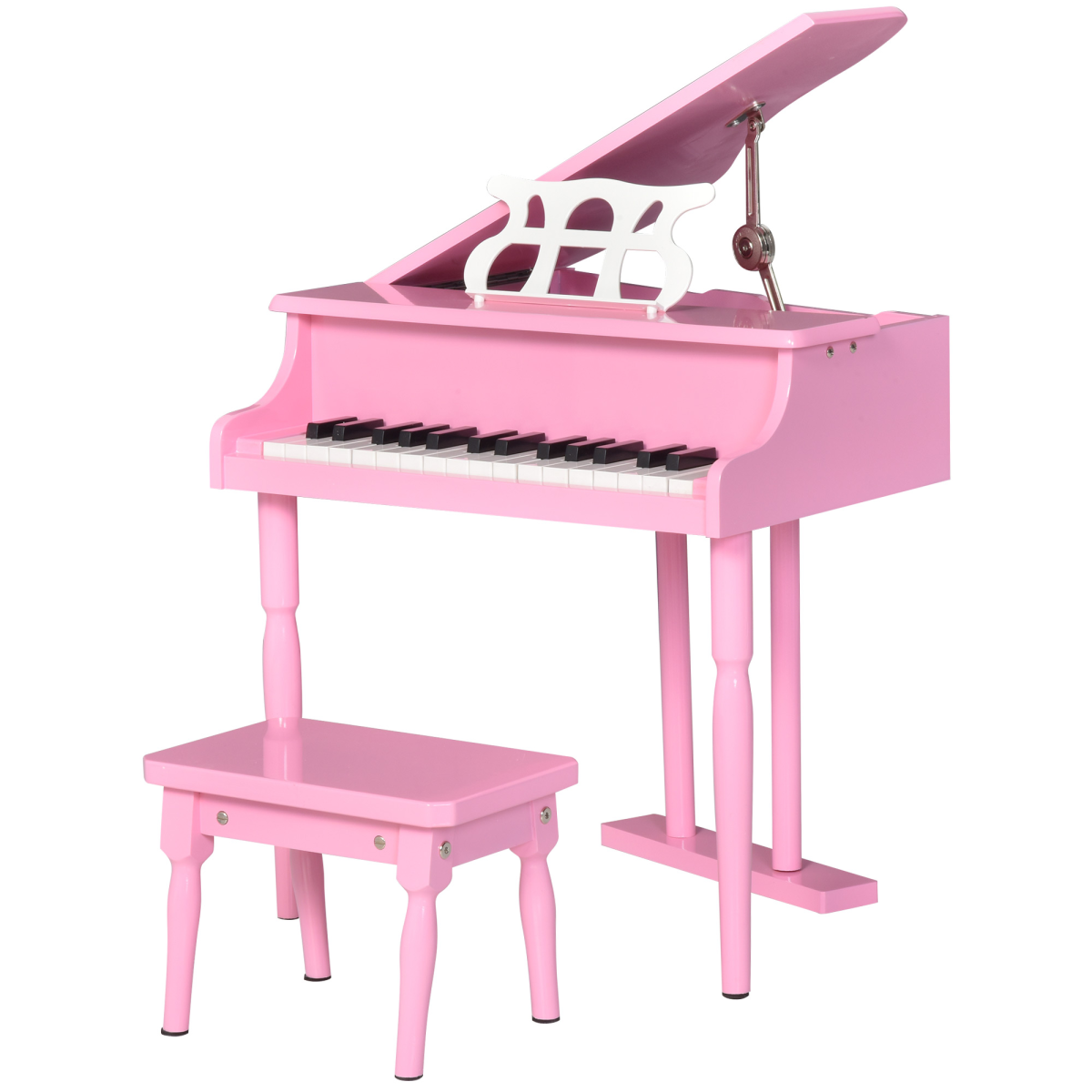 30 Keys Mini Kids Piano with Music Stand and Stool