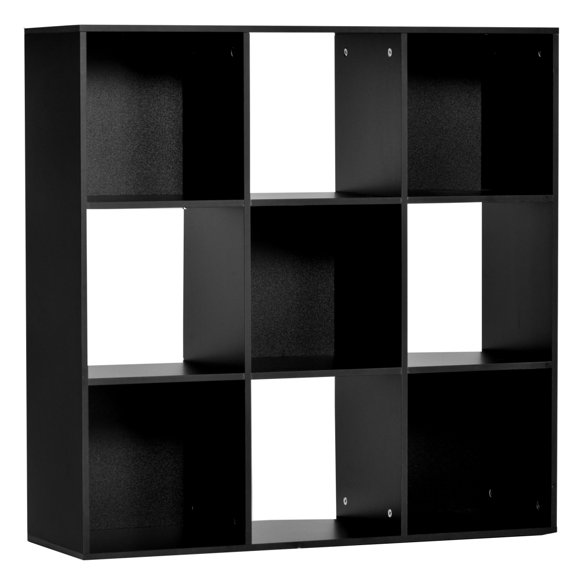 9 Cube Storage Cabinet Bookcase Bookshelf, Black