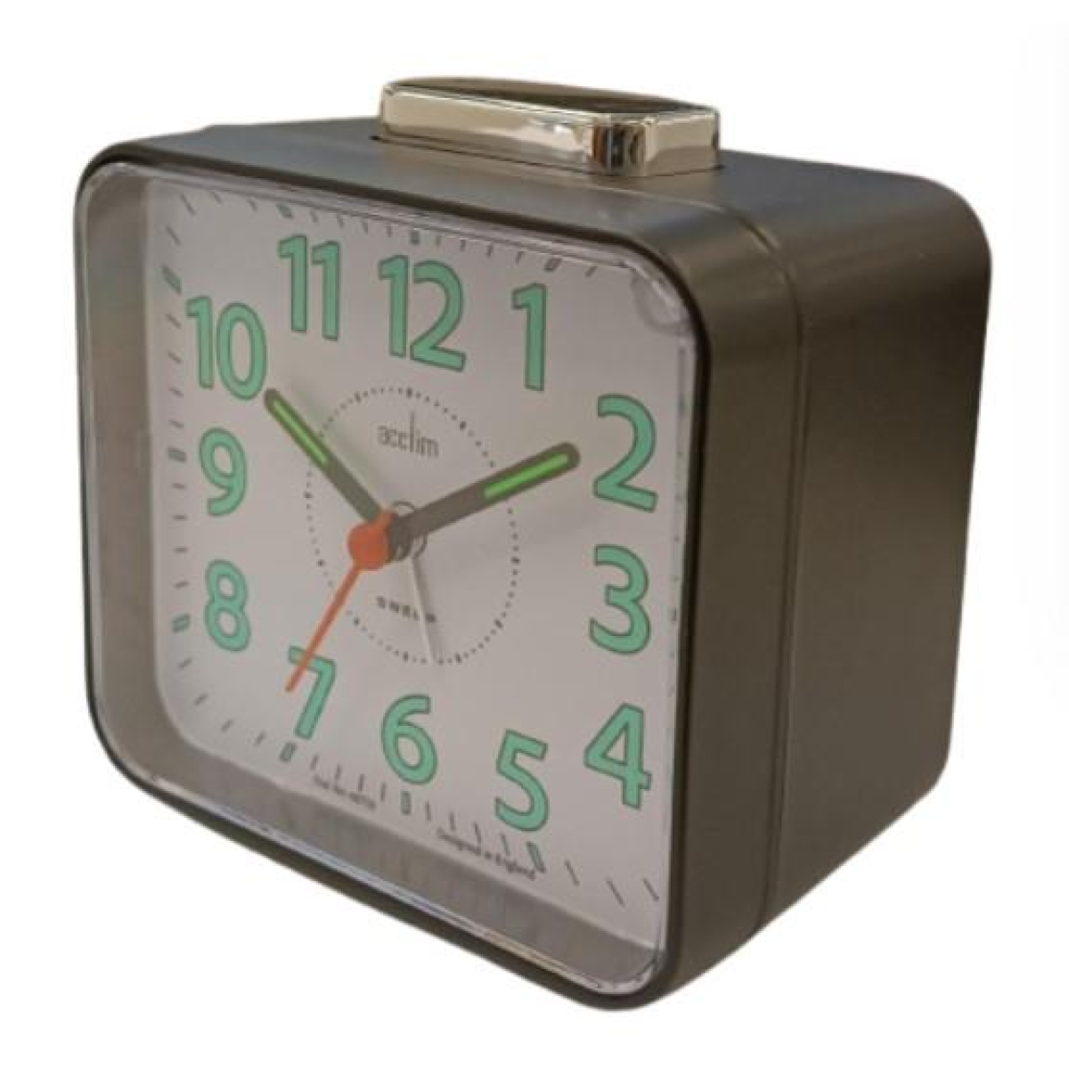 Acctim Parker Midi Contemporary Bedside Alarm Clock in Black