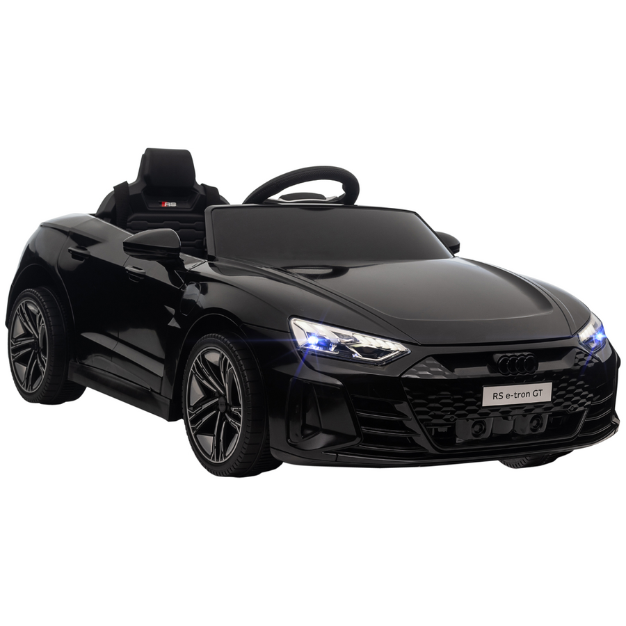 HOMCOM Audi RS e-tron GT Licensed 12V Kids Electric Ride On with Remote, Black