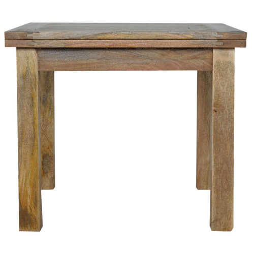 Artisan Furniture Solid Wood Extendable Butterfly Dining Table, Brown