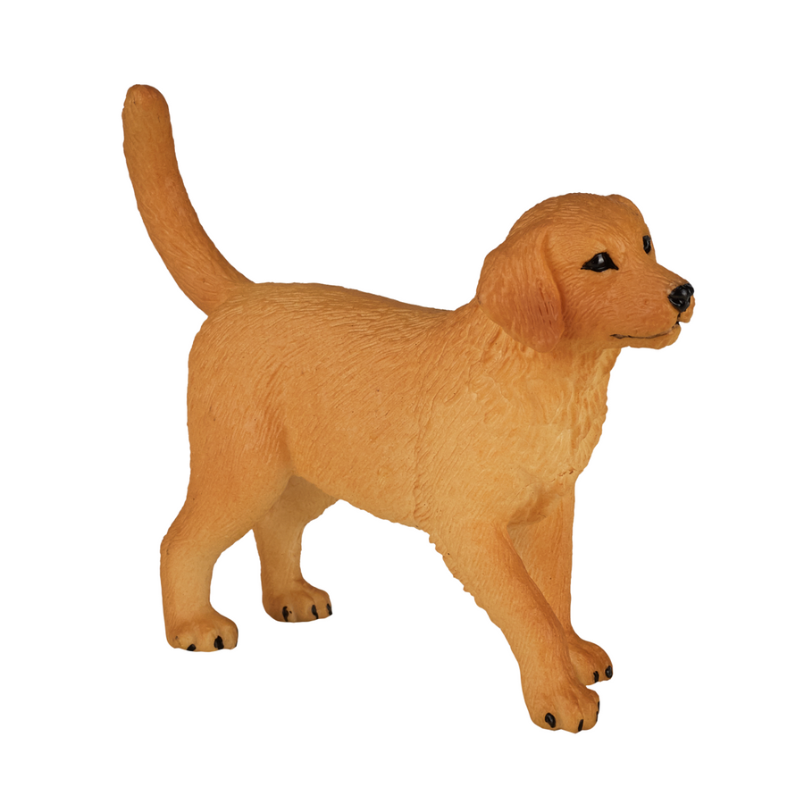 Golden Retriever Puppy Toy Realistic Pet Figurine