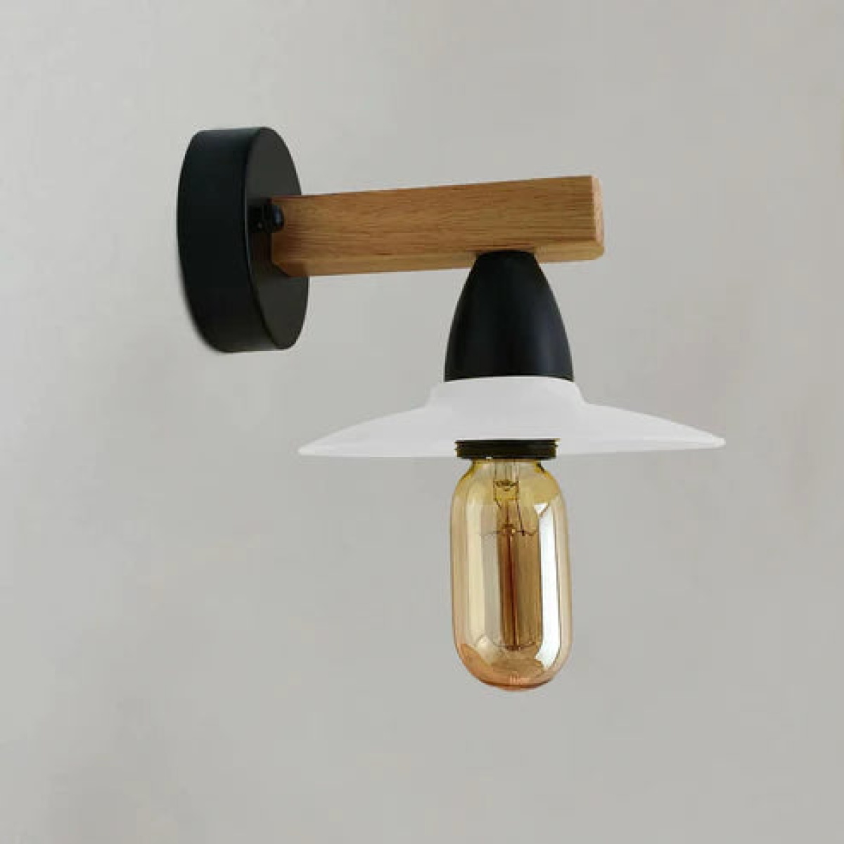 3 Pack Modern Wall Lights with Filament Bulbs