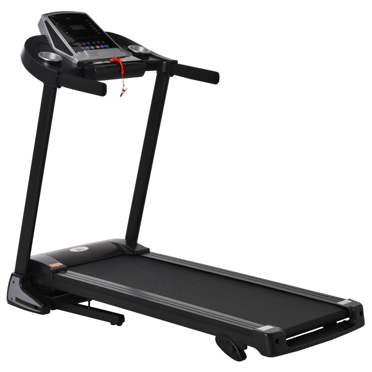 Folding 12km/h Electric Treadmill with Incline and LED Display