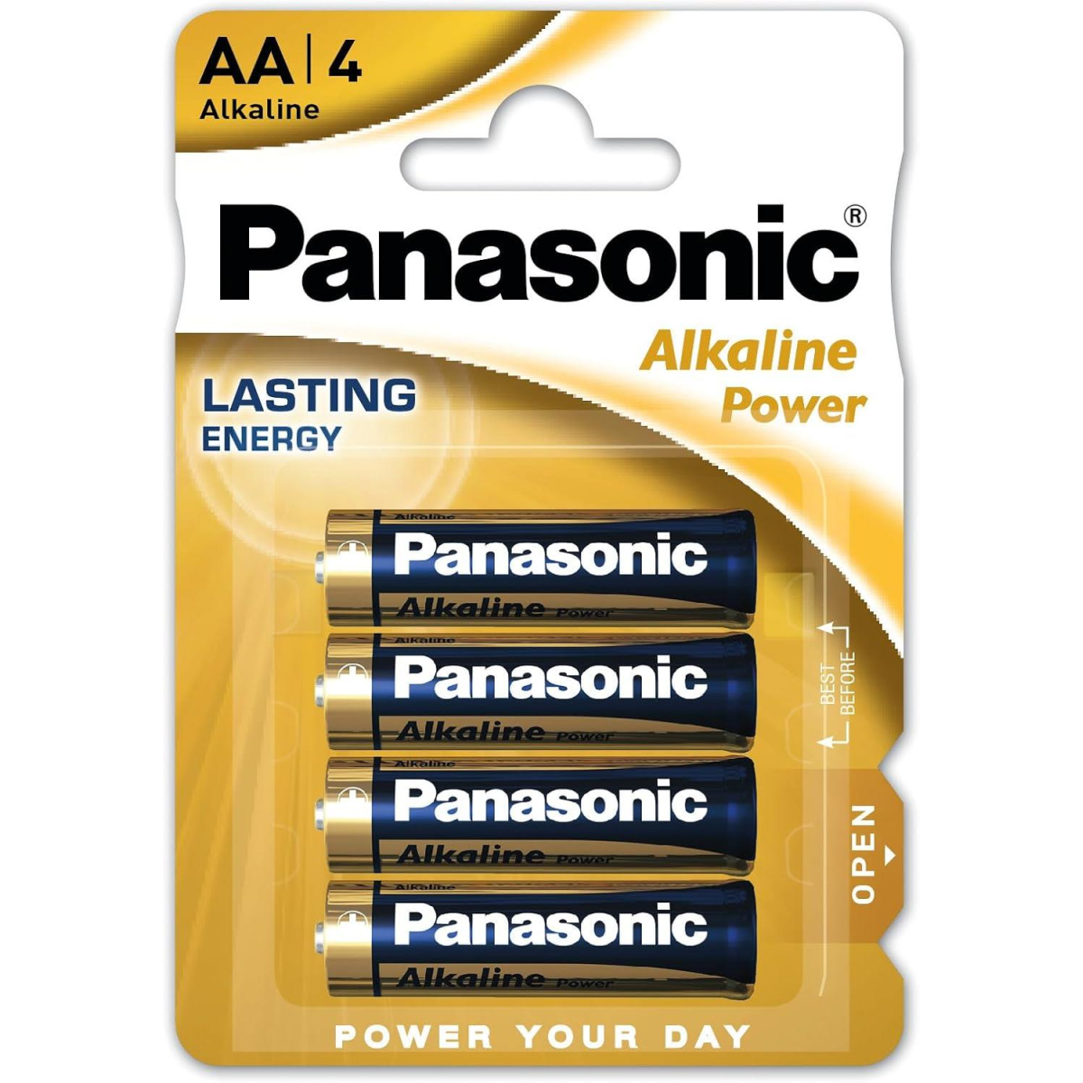 Panasonic AA Alkaline Battery Pack of 4