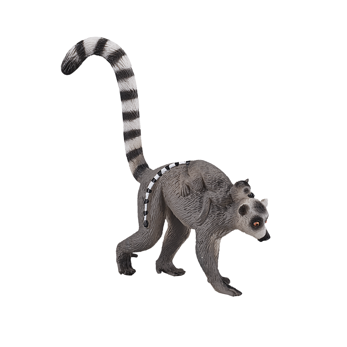 Lemur with Baby Toy