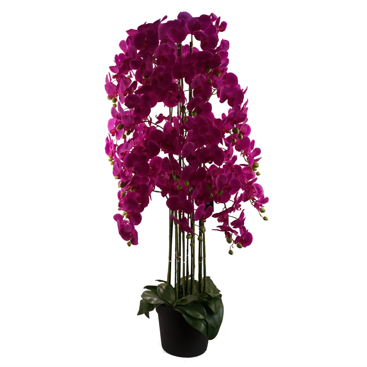 150cm Giant Purple Orchid Plant - Artificial, 189 Flowers, Real Touch
