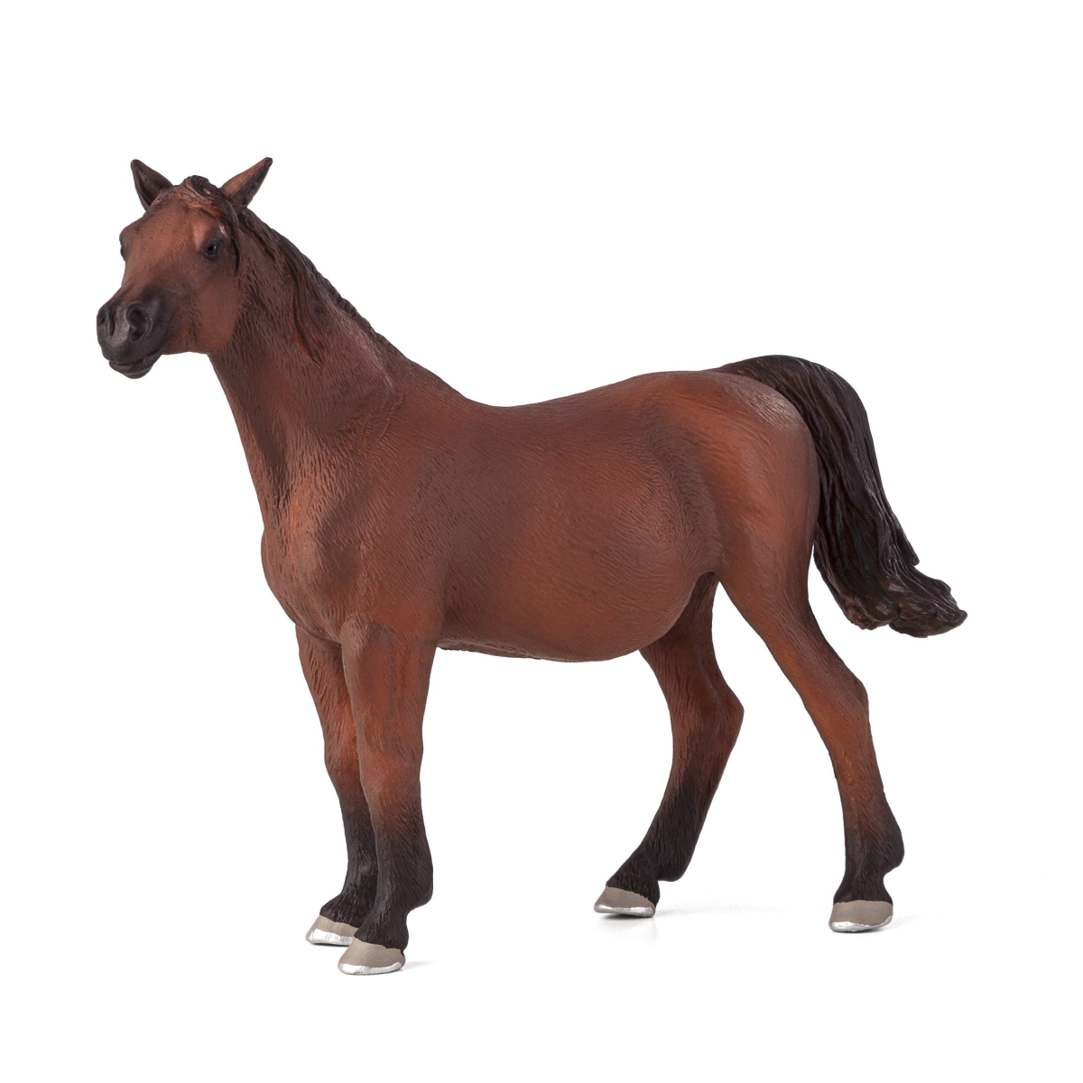 Arabian Mare in Foal Realistic Equestrian Figurine