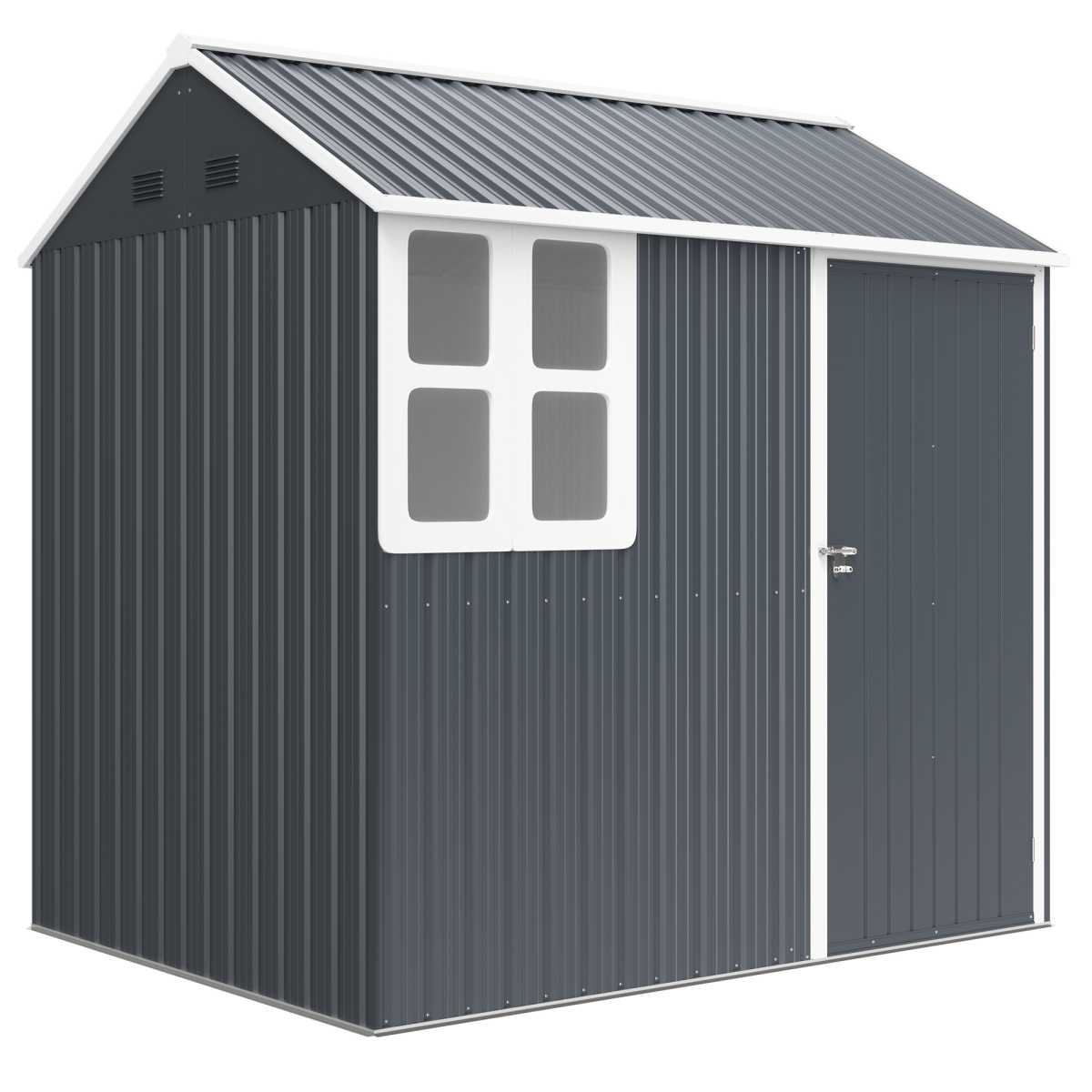 Galvanised Steel Storage Shed 7x6ft