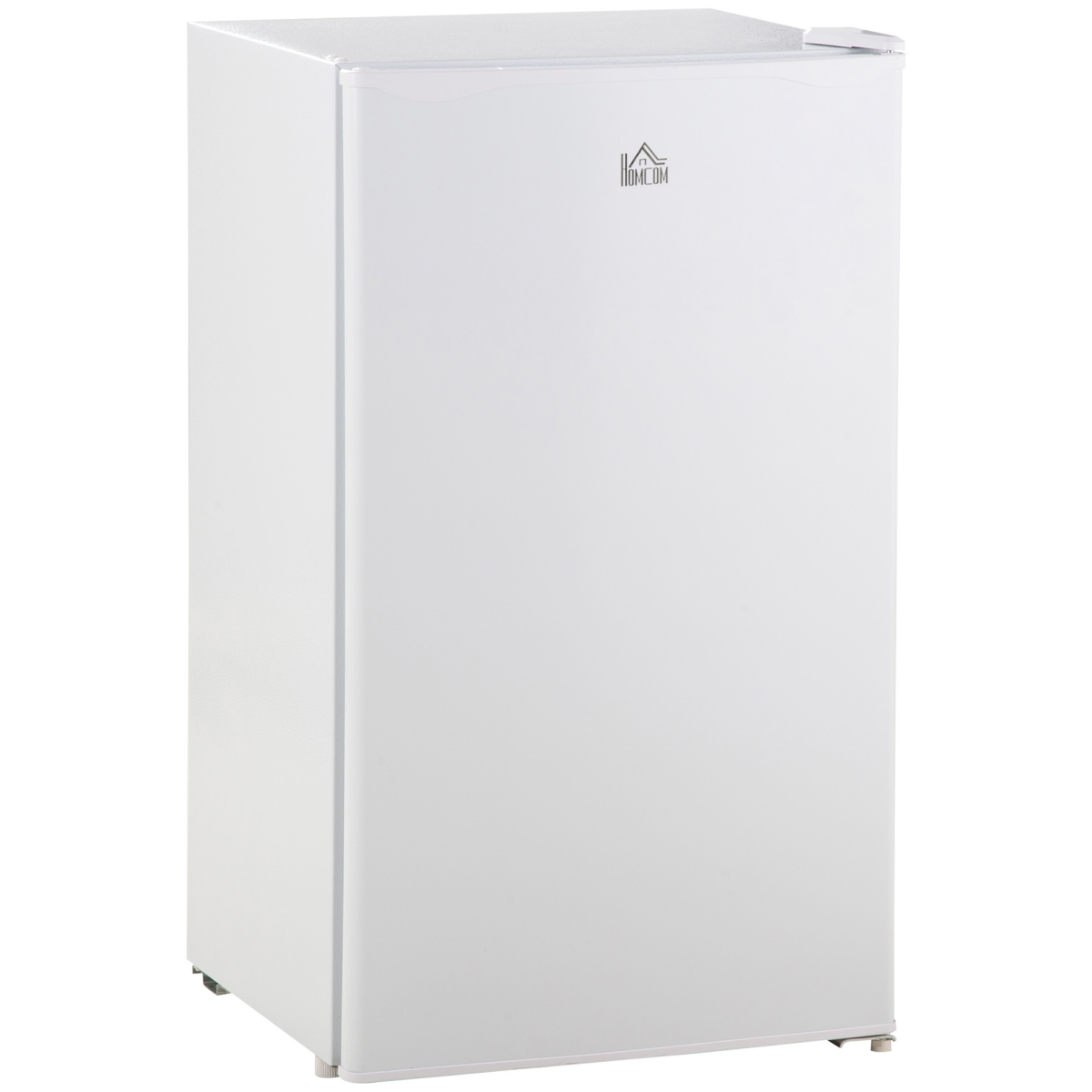 91L Freestanding Under Counter Fridge with Chiller Box, Reversible Door, White