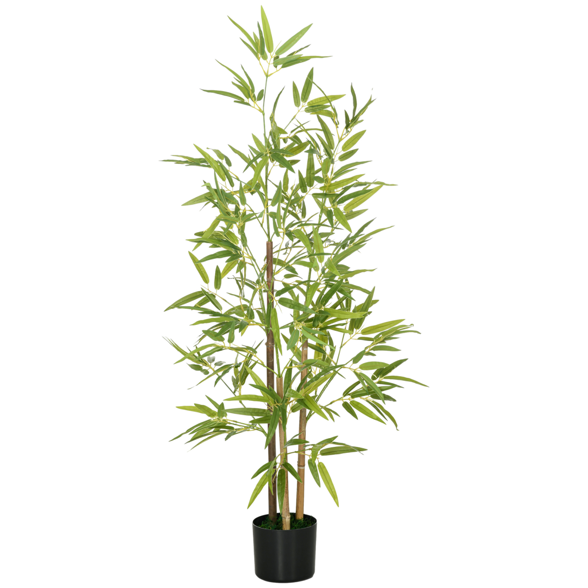 HOMCOM Artificial Plant Bamboo Tree 120 cm with Pot