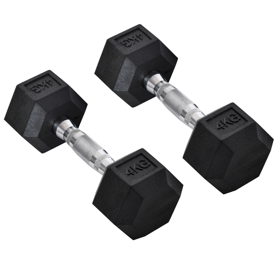 Hexagonal Dumbbells Kit 2 x 4kg