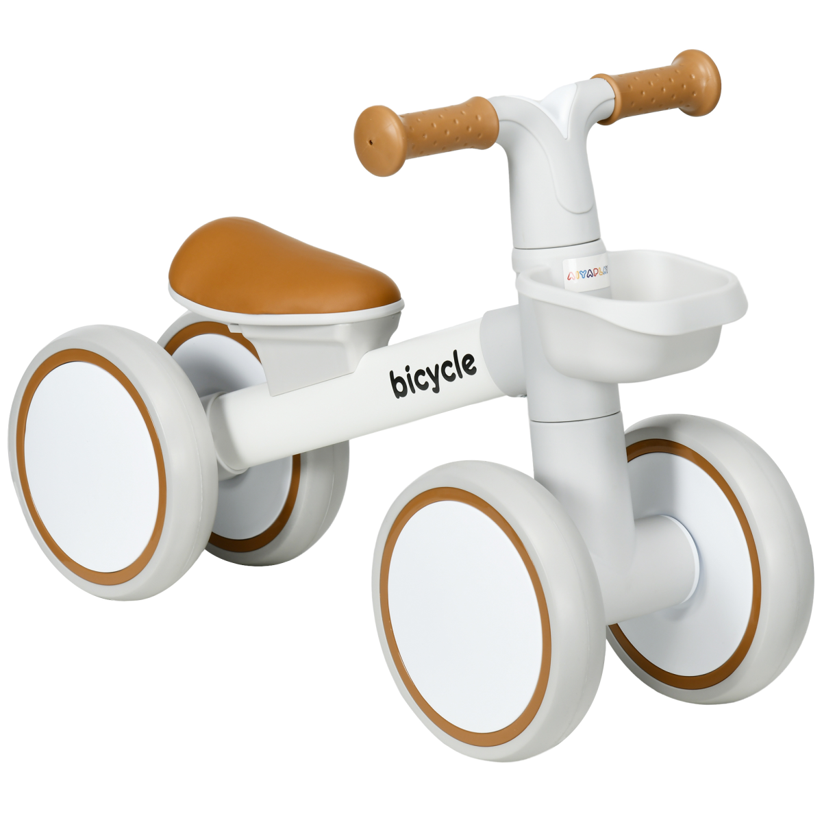 AIYAPLAY Kids Balance Bike for 1-3 Years Old with Adjustable Seat