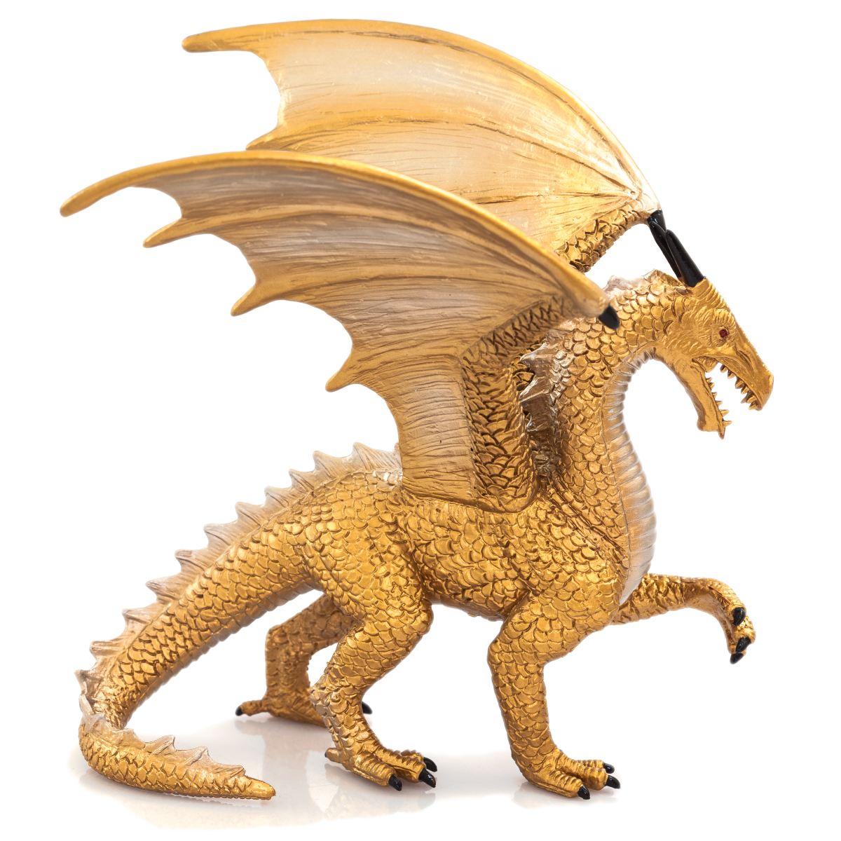 Golden Dragon Toy Fantasy Mythical Creature Figure