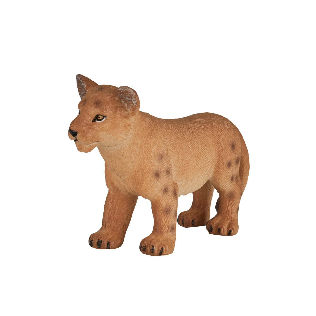 Lion Cub Standing Toy Realistic Big Cat Figurine