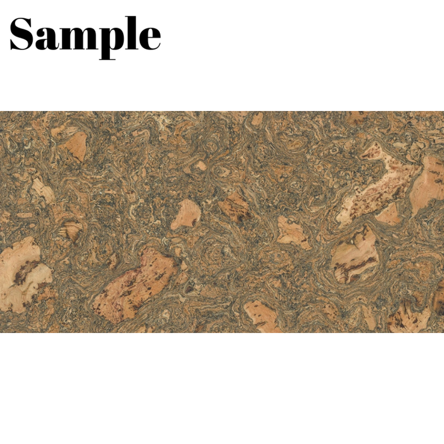 Grey Decorative Cork Wall Tile Sample (30x5cm) — 1 Strip, 3mm