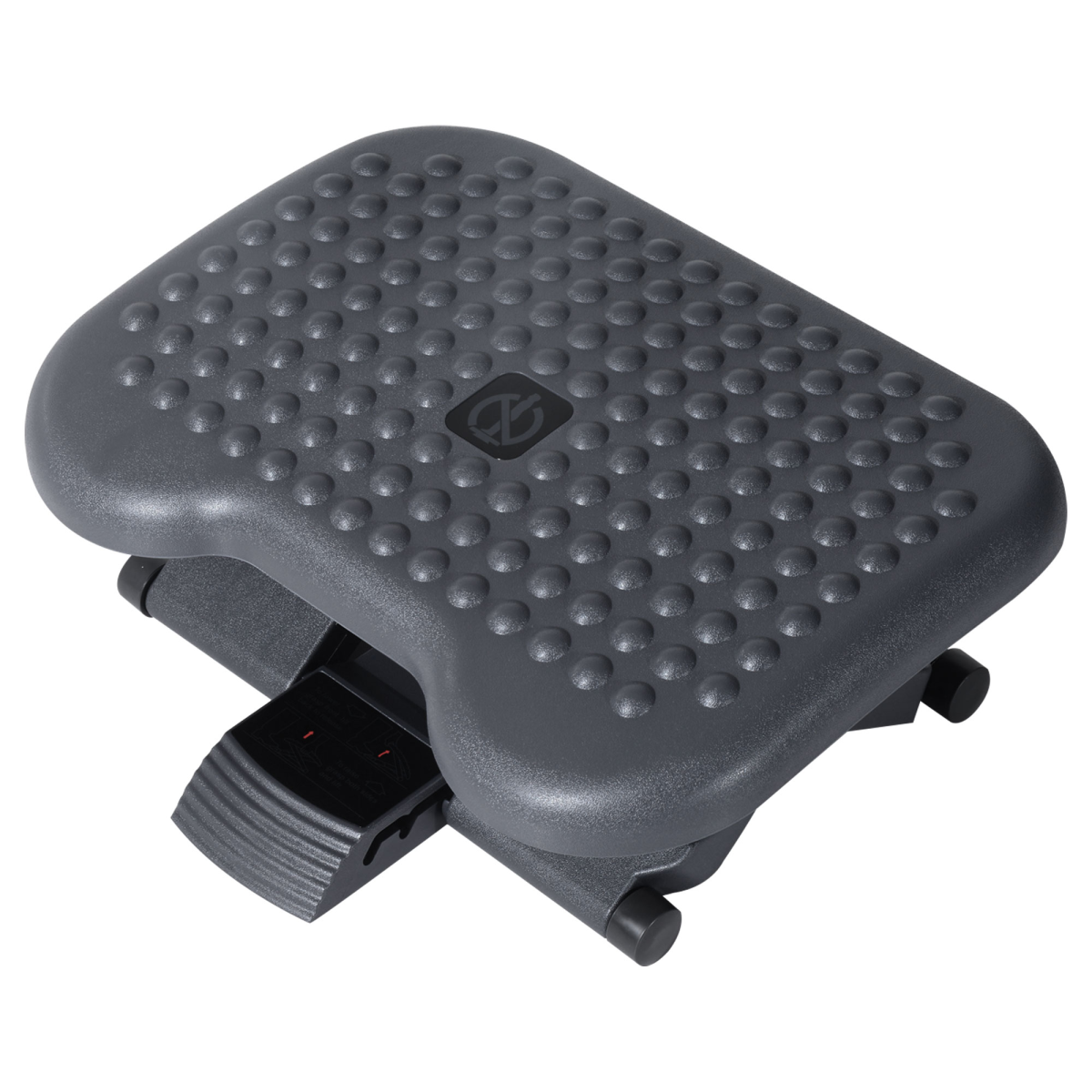 3 Position Tilting Foot Rest Adjustable Massage Home Office Black