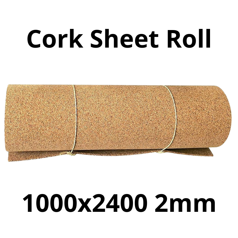 Cork Sheet Roll 1000x2400mm 2mm Pack of 1